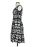 Carmen Carmen Marc Valvo Graphic Gray Cocktail Dress Size XS - photo 5