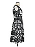 Carmen Carmen Marc Valvo Graphic Gray Cocktail Dress Size XS - photo 4