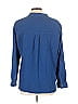 Anne Klein 100% Cotton Blue Long Sleeve Button-Down Shirt Size L - photo 2