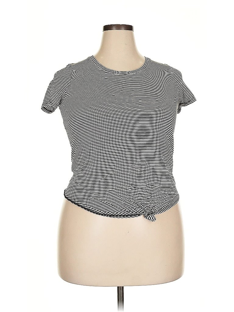 Pre-owned Madewell Short Sleeve T-shirt In Gray