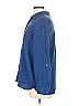 Anne Klein 100% Cotton Blue Long Sleeve Button-Down Shirt Size L - photo 5