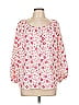 Ann Taylor Factory 100% Polyester Pink 3/4 Sleeve Blouse Size XL - photo 1