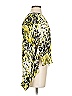 Parker 100% Silk Yellow 3/4 Sleeve Silk Top Size XS - photo 4