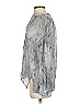 Vince. 100% Silk Gray Long Sleeve Silk Top Size S - photo 5