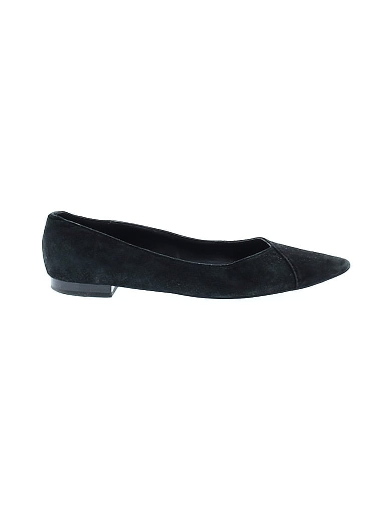 Pre-owned Donald J Pliner Flats In Black