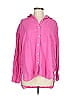 Faherty 100% Linen Pink Long Sleeve Button-Down Shirt Size M - photo 1