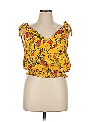 Rose + Olive Sleeveless Blouse