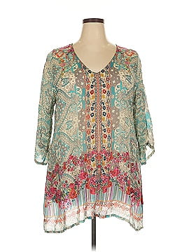 Johnny Was 3/4 Sleeve Blouse