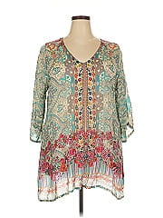 Johnny Was 3/4 Sleeve Blouse