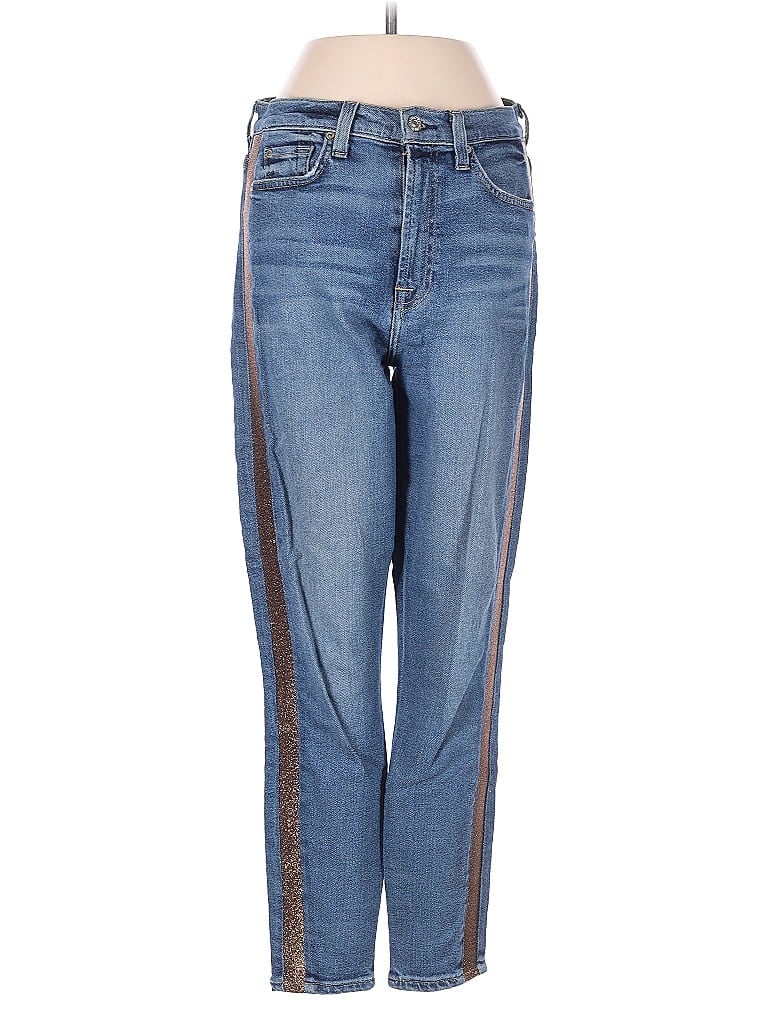 Pre-owned 7 For All Mankind Jeans In Blue