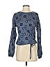 Harry Potter Print Blue Pullover Sweater Size XS - photo 1