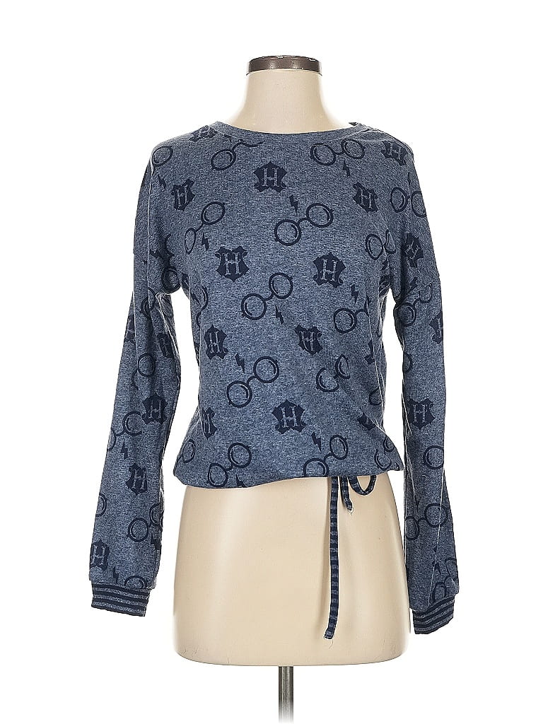 Harry Potter Print Blue Pullover Sweater Size XS - photo 1