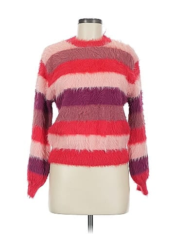 Woven Heart Pullover Sweater (view 1)