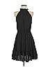BTFBM 100% Viscose Solid Black Cocktail Dress Size S - photo 1