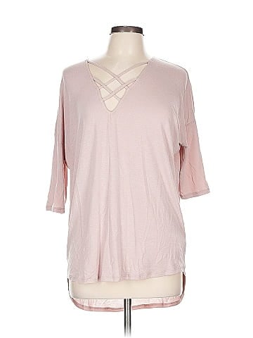 Express One Eleven 3/4 Sleeve Top (view 1)