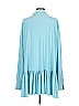 Norma Kamali Blue Long Sleeve Blouse Size L - photo 2