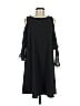 Just... Taylor 100% Polyester Black Casual Dress Size 8 - photo 1