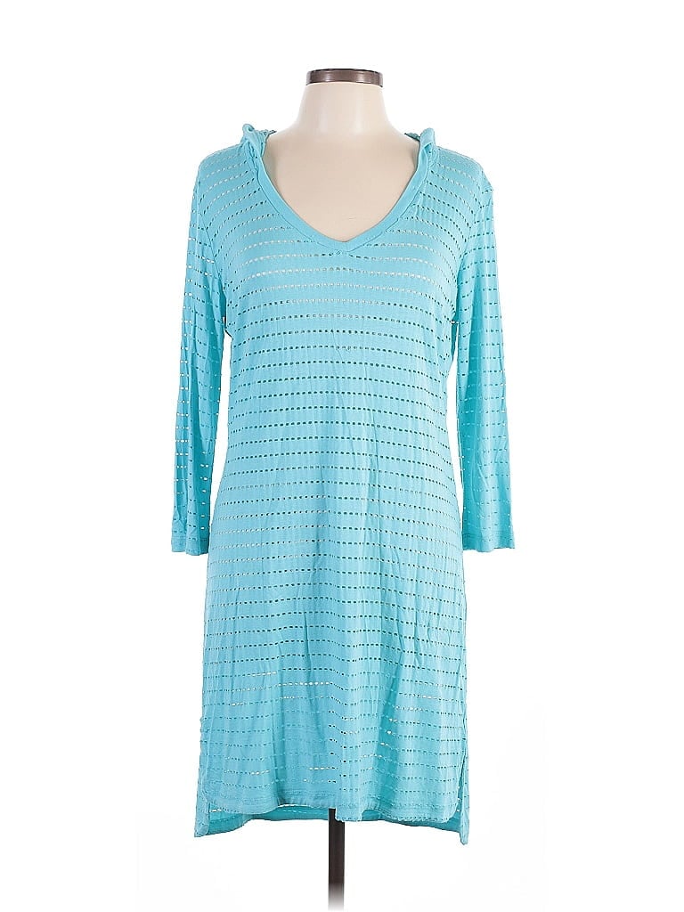Balance Collection Teal Blue Casual Dress Size L - photo 1