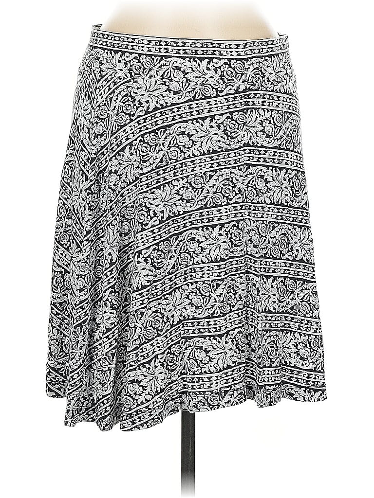 Pre-owned Ann Taylor Loft Casual Skirt In Gray