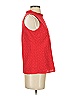 Ann Taylor LOFT Outlet Red Sleeveless Blouse Size S - photo 4