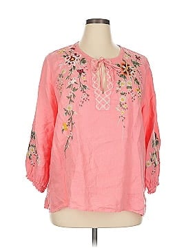 Johnny Was 3/4 Sleeve Blouse