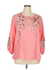Johnny Was 3/4 Sleeve Blouse
