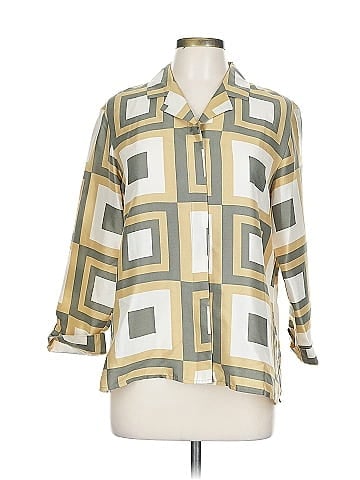 PIANO 3/4 Sleeve Silk Top (view 1)