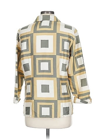 PIANO 3/4 Sleeve Silk Top (view 2)