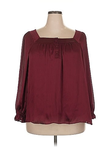 LC Lauren Conrad 3/4 Sleeve Blouse (view 1)