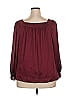 LC Lauren Conrad Burgundy 3/4 Sleeve Blouse Size XXL - photo 2