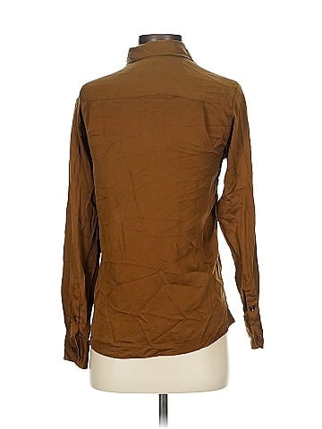 Ralph Lauren Long Sleeve Silk Top (view 2)