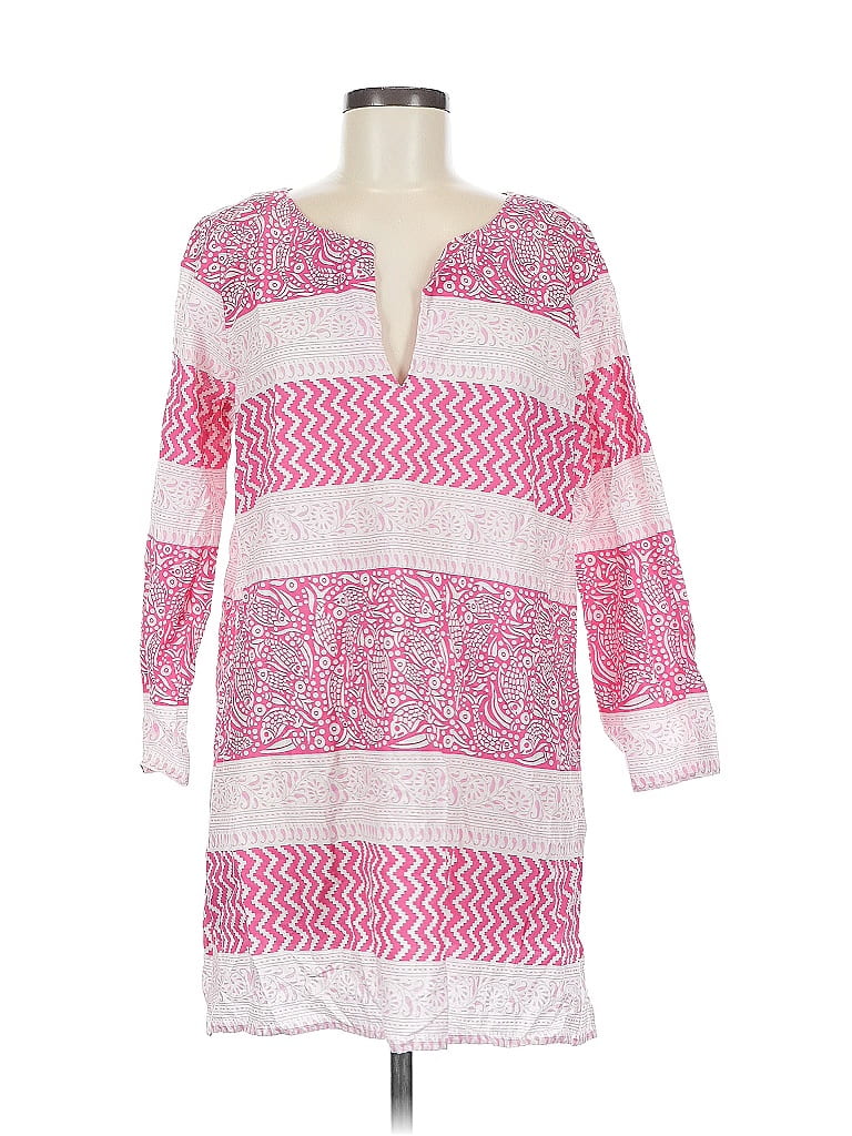 Calypso St. Barth 100% Cotton Pink Casual Dress Size M - photo 1