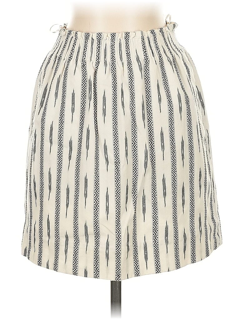 Pre-owned J.crew Factory Store Casual Skirt In White