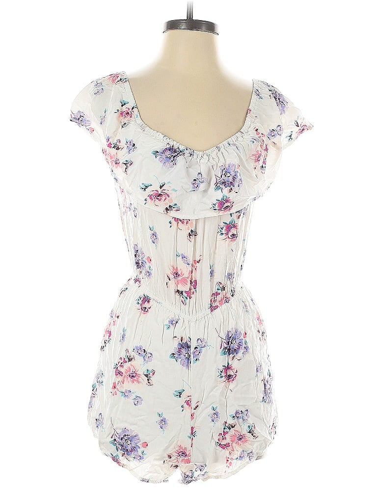 Pre-owned Hollister Romper In White