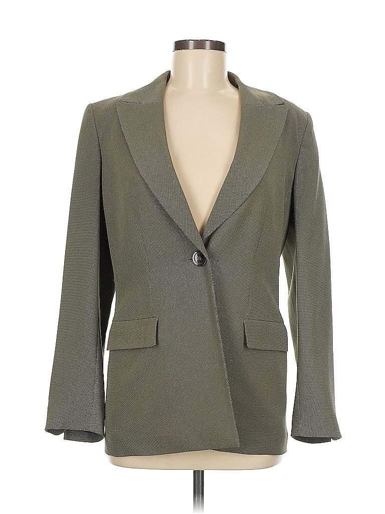 Pre-owned Kasper Blazer Jacket In Gray