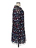 Tanya Taylor 100% Silk Print Blue Cocktail Dress Size 6 - photo 4