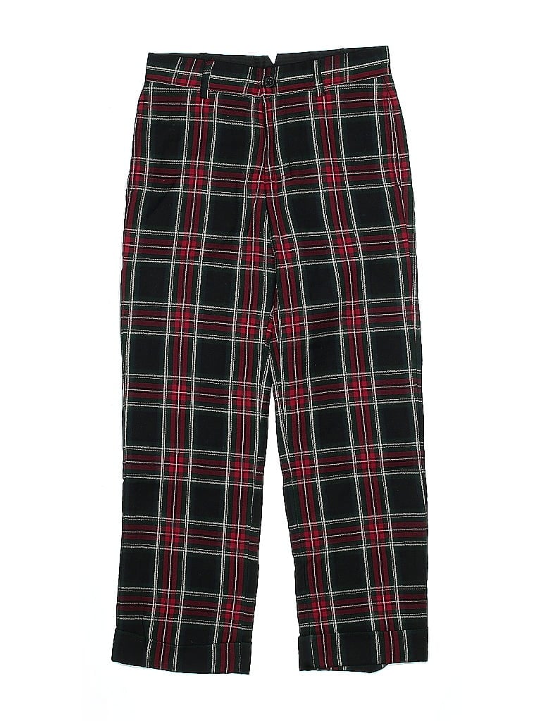 Janie and Jack 100% Wool Plaid Red Wool Pants Size 8 (big kids) - photo 1