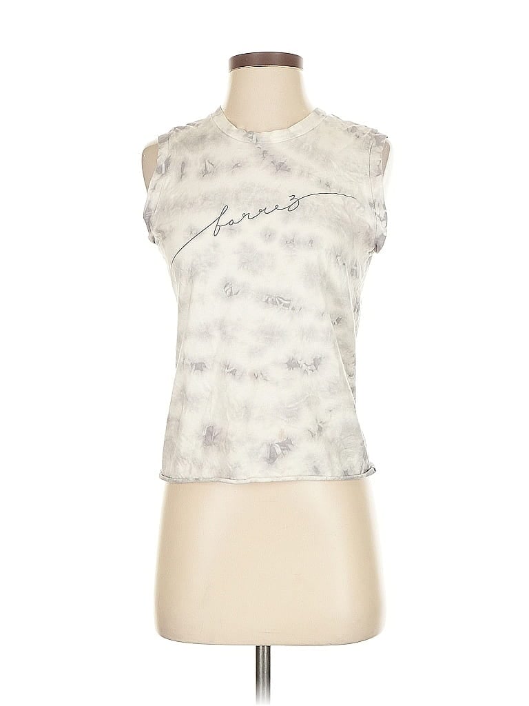 Pre-owned Blooming Jelly Sleeveless T-shirt In Silver