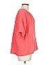 Xirena 100% Cotton Red Short Sleeve Blouse Size M - photo 3