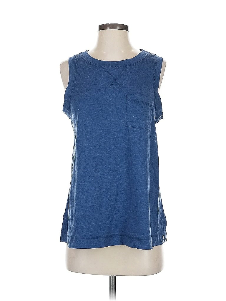 Pre-owned Koolaburra Sleeveless Top Blue Scoop Neck Tops