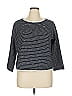 White Label The White Company 100% Cotton Gray 3/4 Sleeve T-Shirt Size 14 - photo 1