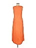 Peruvian Connection 100% Pima Cotton Solid Orange Casual Dress Size M - photo 2
