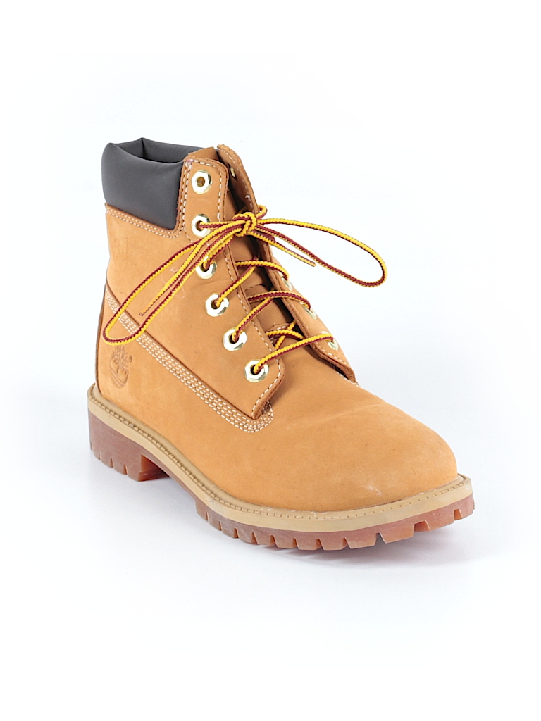 Timberland Solid Brown Boots Size 4 - 47% off | thredUP