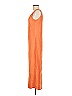 Peruvian Connection 100% Pima Cotton Solid Orange Casual Dress Size M - photo 5