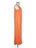 Peruvian Connection 100% Pima Cotton Solid Orange Casual Dress Size M - photo 4
