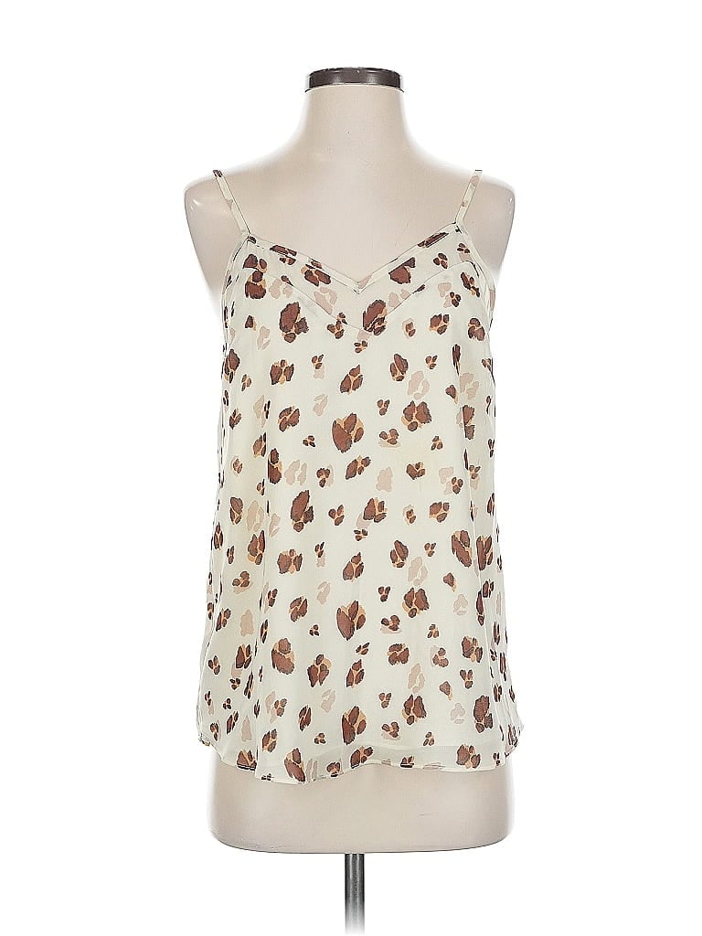 Pre-owned 1.state Sleeveless Blouse In White