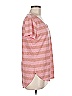 Soho JEANS NEW YORK & COMPANY Stripes Pink Short Sleeve T-Shirt Size M - photo 4