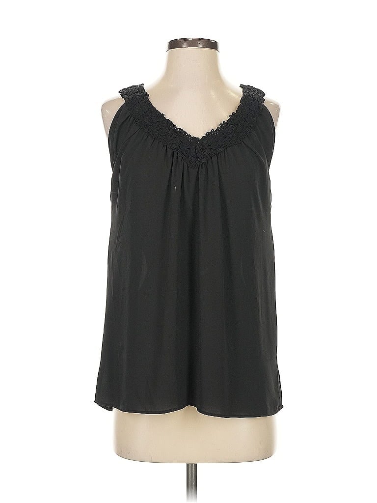 CHARMING CHARLIE Pre-owned Sleeveless Blouse In Black