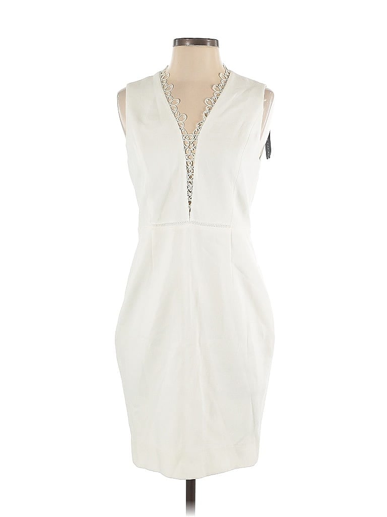 Pre-owned Elie Tahari Cocktail Dress In White