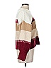 Storia 100% Acrylic Color Block Burgundy Pullover Sweater Size M - photo 4